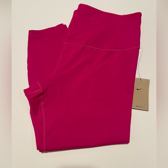 Nike Kids Fuchsia Leggings - Picture 1 of 8